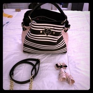 NWOT Betsey Johnson *Quilted* Satchel Bag Purse